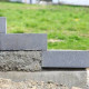 20 x 45 cm Granit-Blockstufen Alvaro anthrazit