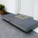 20 cm starke Granit Podestplatte Pedro Black schwarz 250 x 200 cm