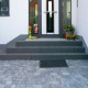 20 cm starke Granit Podestplatte Pedro Black schwarz 200 x 100 cm