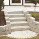 15 x 35 cm Granit Blockstufen Tiago gelb 100 cm lang