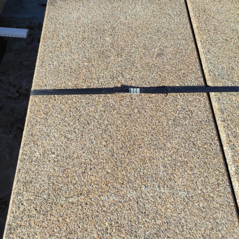 15 x 40 cm Granit Blockstufen Tiago gelb 100 cm lang