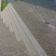 18 x 35 cm Granit Blockstufen Tiago gelb 120 cm lang
