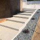 6 cm starke Granit Podestplatte Tiago gelb 150 x 150 cm