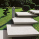 6 cm starke Granit Podestplatte Tiago gelb 100 x 100 cm