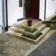 6 cm starke Granit Pflasterplatten Tiago gelb 40 x 30 cm