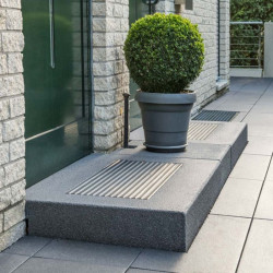20 cm Granit Podestplatte Alvaro anthrazit
